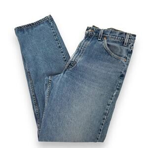 Vtg 90s Levis Jeans 550 Orange Tab Relaxed Fit Cotton Wallet Fade Denim W36  L34